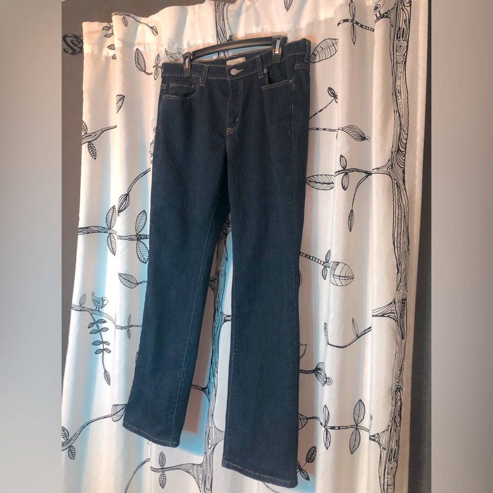 Women’s Levi’s 505 Straight leg Dark blue Denim jeans
